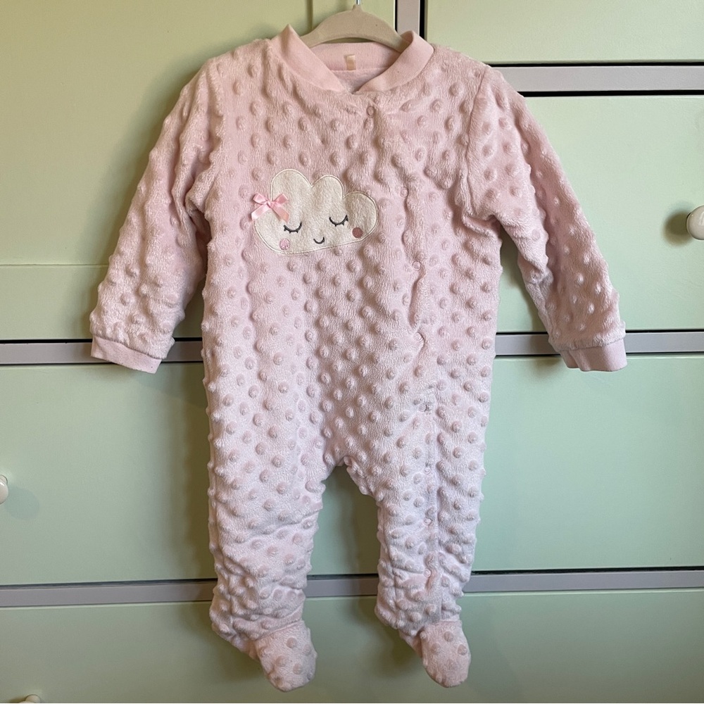 Kyle&Deena baby cozy one-piece, 6-9 months, pink